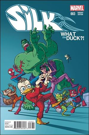 Silk (2015) issue 3-C Nick Pitarra What the Duck?! Cover
