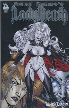 Brian Pulido's Lady Death: Blacklands issue 2-D Platinum Foil Cover