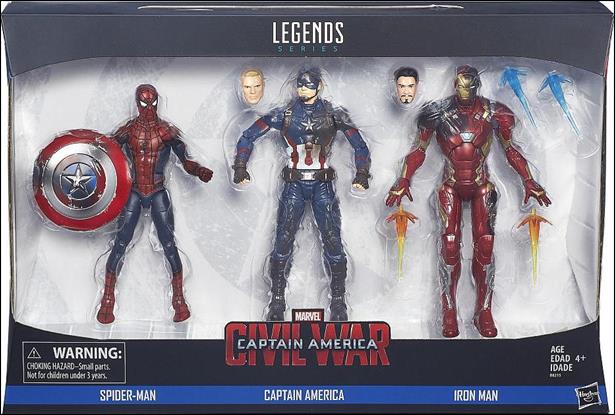 Marvel Legends Series (Box Sets) figure 1 Captain America: Civil War 3-Pack