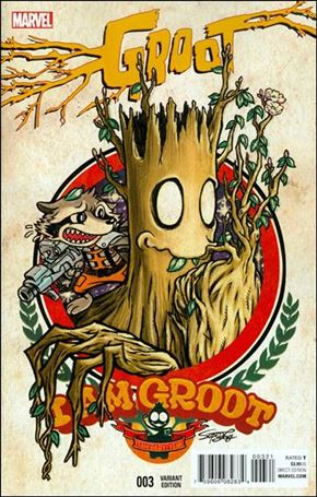 Groot issue 3-B Manga Cover