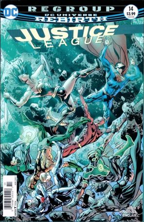 Justice League (2016) issue 14-C Bryan Hitch Newsstand/Price Variant 