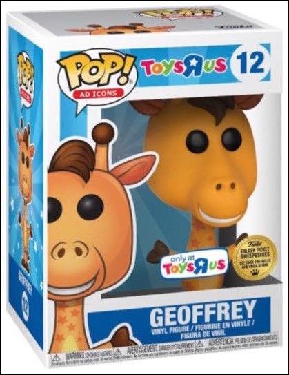 POP! Ad Icons figure 12 Geoffrey (Golden Ticket) Toys R Us Exclusive