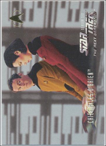 Star Trek: The Next Generation - The Episode Collection Season Six (Base Set) card 622 Chief Miles O'Brien