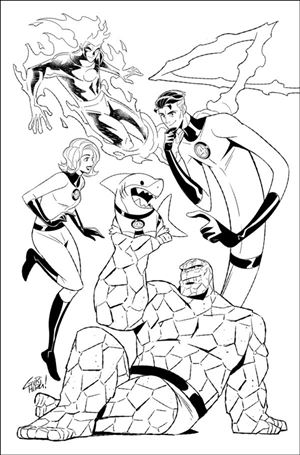 Jeff the Land Shark issue 1-K Gurihiru B&W Virgin 1:25 Cover (Second Printing)
