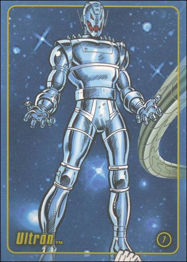 Marvel Heroes Figure Factory: Series 1 (Base Set) card 7 Ultron