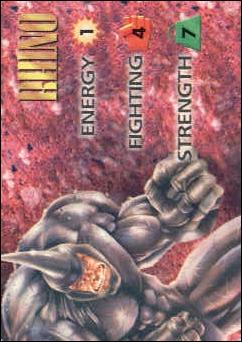 Marvel OverPower (Base Set) card nn28 Rhino