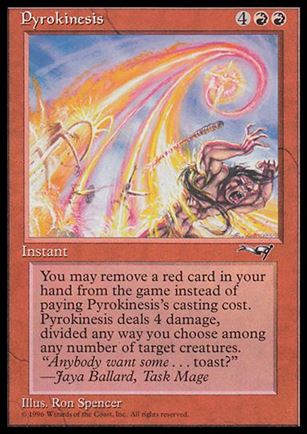 Magic the Gathering: Alliances (Base Set) card 78 Pyrokinesis