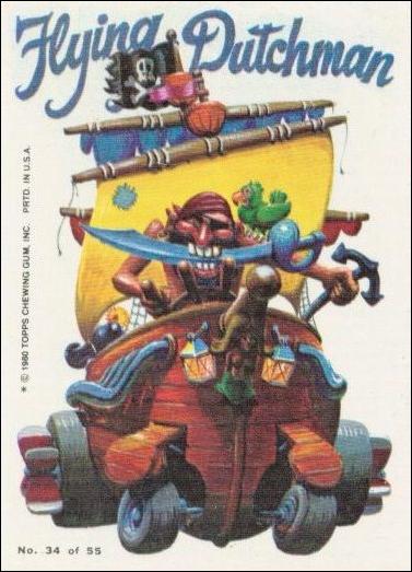 Weird Wheels (Base Set) card 34 Flying Dutchman