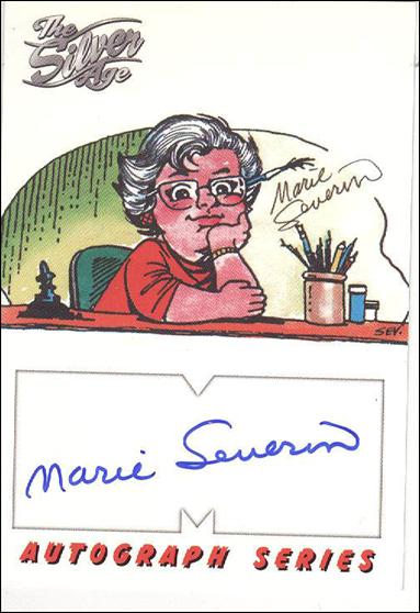 Marvel: The Silver Age (Autograph Subset) card A10 Marie Severin