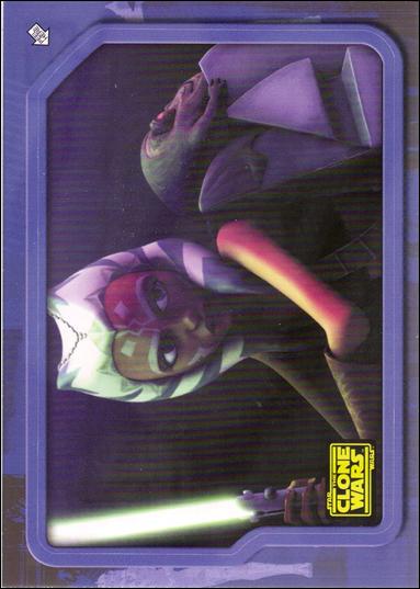 Star Wars: The Clone Wars Trading Card Stickers (Base Set) card 58 Ahsoka in Action
