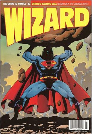Wizard: The Guide to Comics issue 47-B Tom Grummett Superman Cover