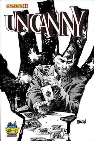 Uncanny issue 1-D Dan Panosian Midtown Comics Sketch Cover