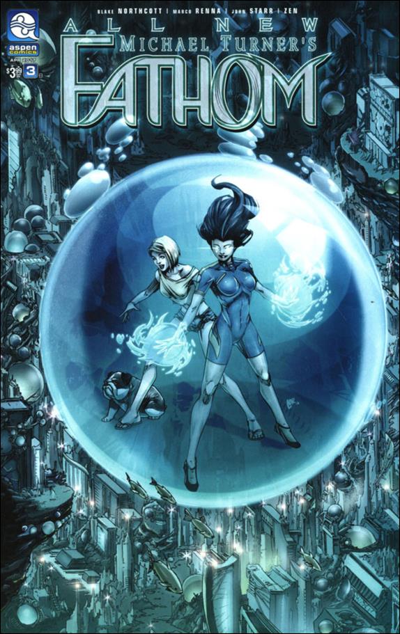 All New Michael Turner's Fathom issue 3-B Marco Lorenzana Cover