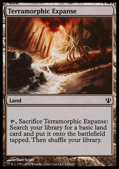 Magic the Gathering: Archenemy (Base Set) card 134 Terramorphic Expanse