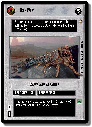 Star Wars: Special Edition Limited (Base Set) card 51 Rock Wart