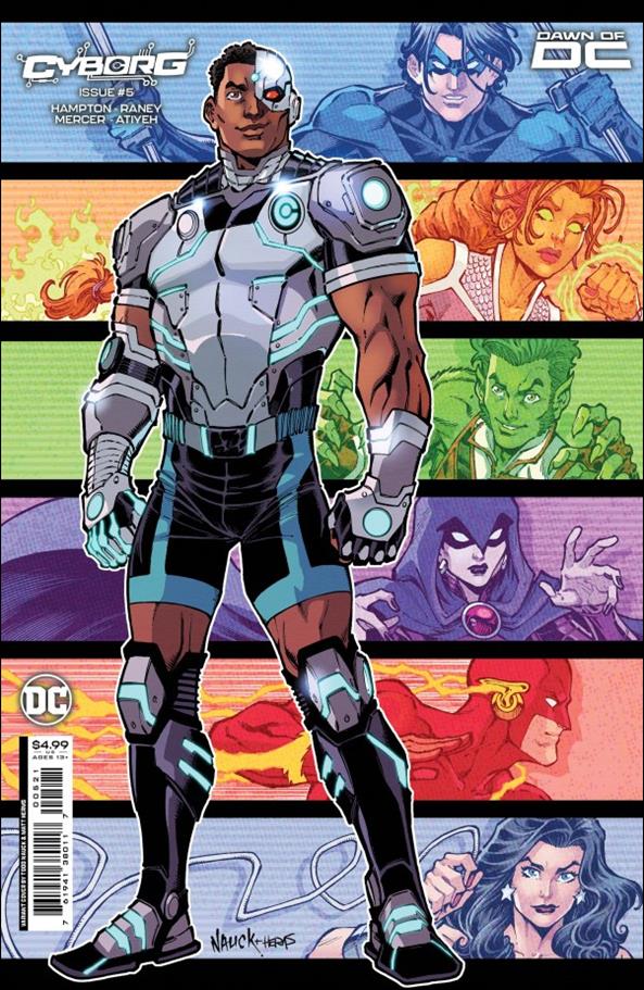Cyborg (2023) issue 5-B Todd Nauck Cardstock Cover