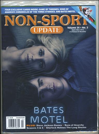 Non-Sport Update (2015) issue 2 Polybagged with Promo Cards