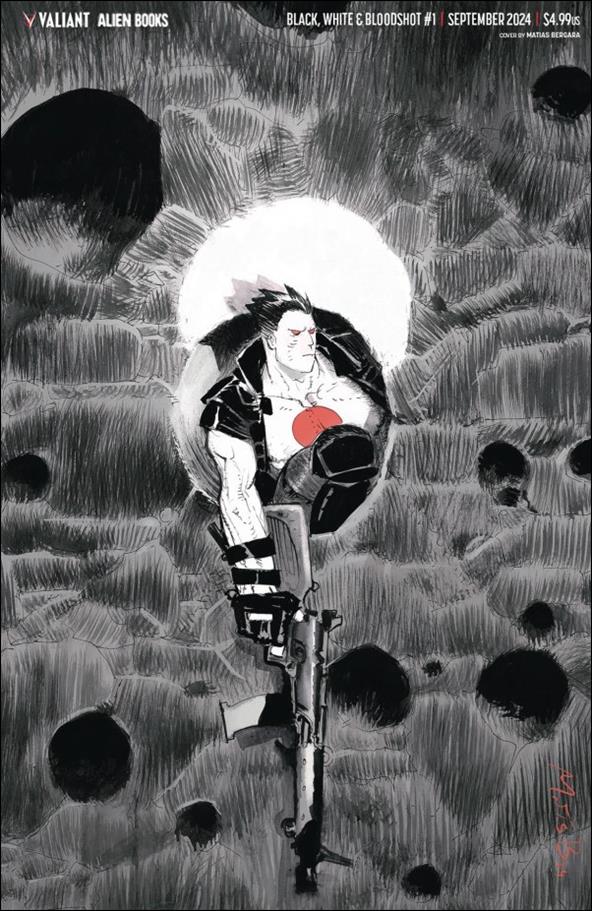 Black White & Bloodshot issue 1-G Matías Bergara 1:10 Cover