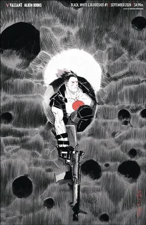 Black White & Bloodshot issue 1-G Matías Bergara 1:10 Cover