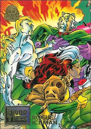 Marvel Universe: Series 5 (Base Set) card 28 Rogue and Iceman