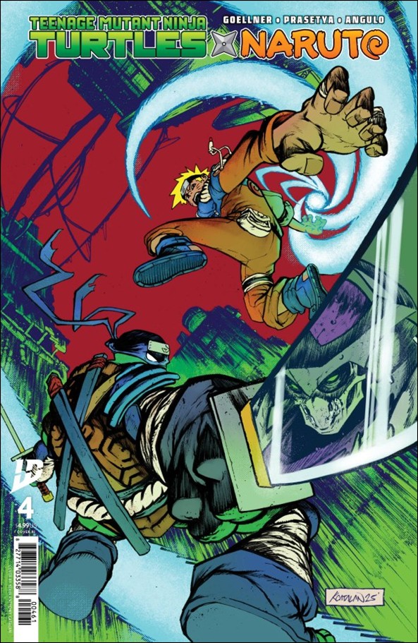 Teenage Mutant Ninja Turtles x Naruto issue 4-F Kevin Anthony Catalan 1:50 Cover