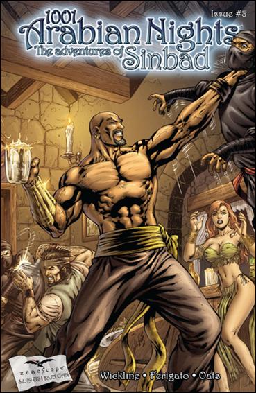 1001 Arabian Nights: The Adventures of Sinbad issue 8 Al Rio Cover
