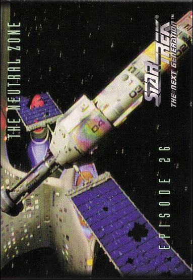 Star Trek: The Next Generation - The Episode Collection Season One (Base Set) card 85 The Neutral Zone, Episode 26A