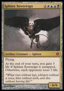 Magic the Gathering: Shards of Alara (Base Set) card 196 Sphinx Sovereign