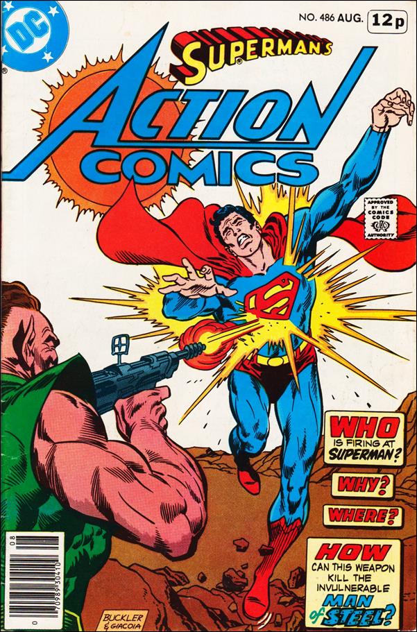 Action Comics (1938) issue 486-C UK Price Cover