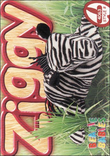Beanie Babies Series 4 (Base Set) card 256 Ziggy