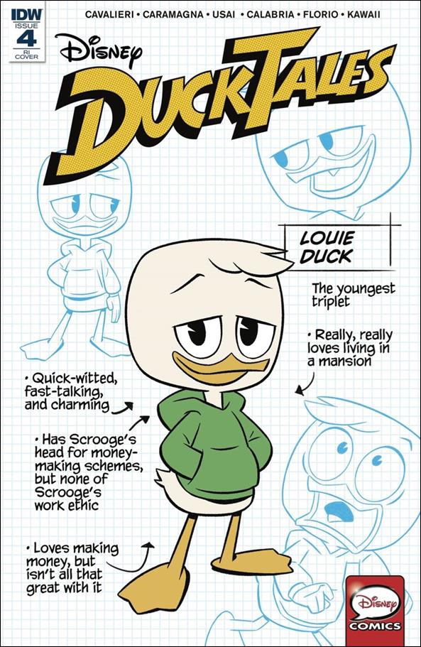 Ducktales (2017) issue 4-C Marco Ghiglione 1:10 Cover