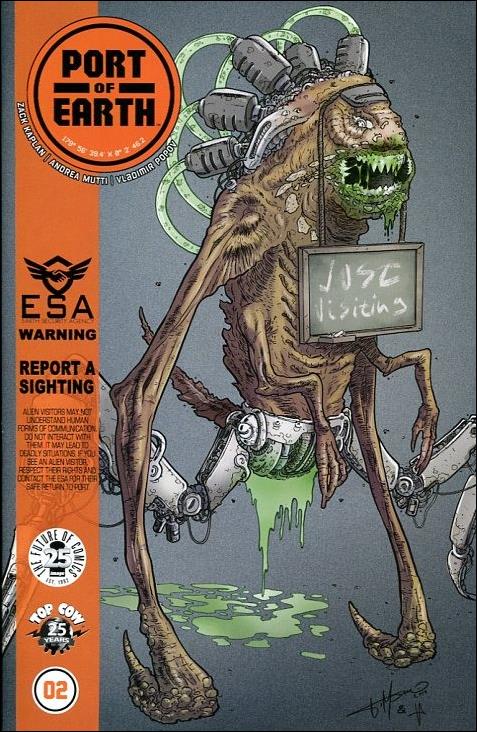 Port of Earth issue 2-B Giovanni Timpano Cover