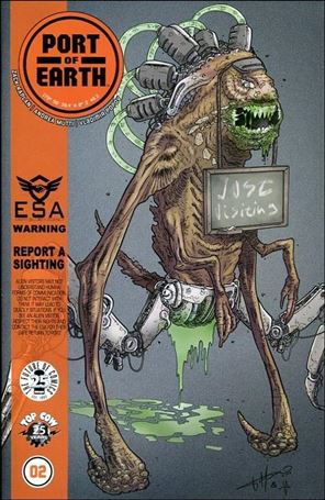 Port of Earth issue 2-B Giovanni Timpano Cover