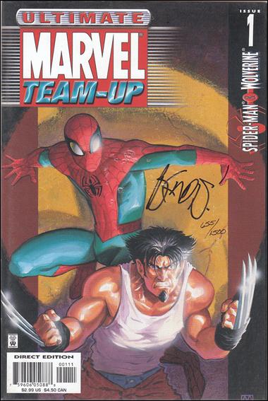 Ultimate Marvel Team-Up issue 1-B Dynamic Forces (Signed by Bendis) 1/1500