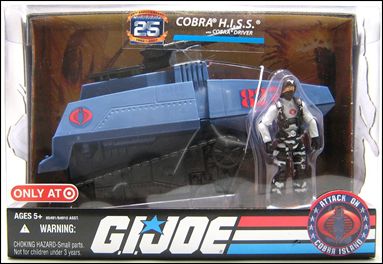 G.I. Joe 25th Anniversary Vehicles figure 6 Cobra H.I.S.S. (with Cobra Driver)