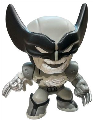Marvel Zombies Mystery Minis figure 2-B Wolverine  Black & White  1/72