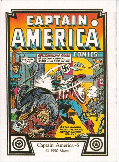Captain America (Base Set) card 6 Captain America 6