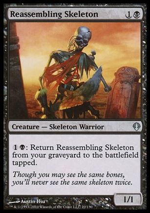 Magic the Gathering: Archenemy (Base Set) card 22 Reassembling Skeleton