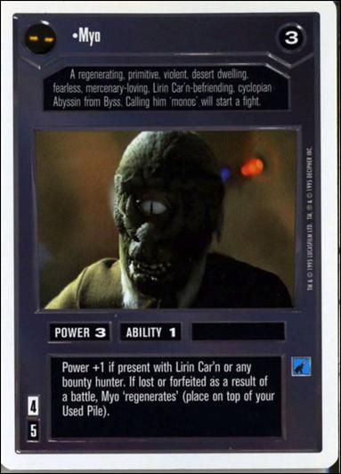 Star Wars: Premiere Unlimited (Base Set) card 10 Myo