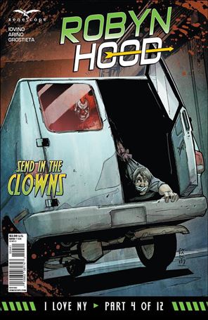 Robyn Hood: I Love NY issue 4-D Giuseppe Cafaro Cover