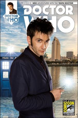Doctor Who: The Tenth Doctor issue 1-U Titan Comics San Diego Comic-Con Photo Cover