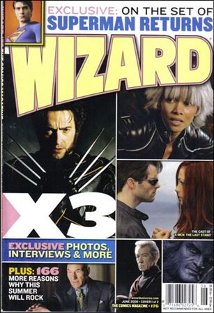 Wizard: The Comics Magazine issue 176 X3 Photo Montage Cover