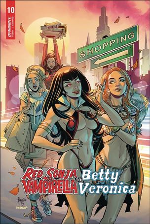 Red Sonja and Vampirella Meet Betty and Veronica issue 10-C Laura Braga Cover