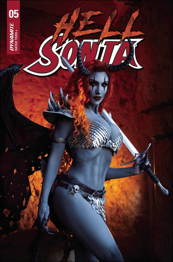 Hell Sonja issue 5-E Cosplay Photo Cover