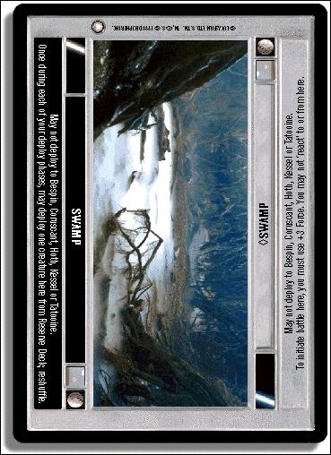 Star Wars: Special Edition Limited (Base Set) card 125 Swamp