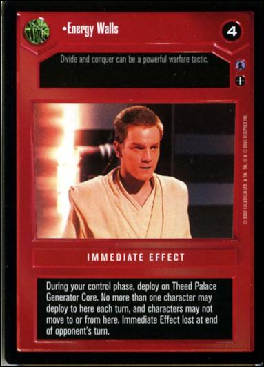 Star Wars: Reflections III (Base Set) card 65 Energy Walls