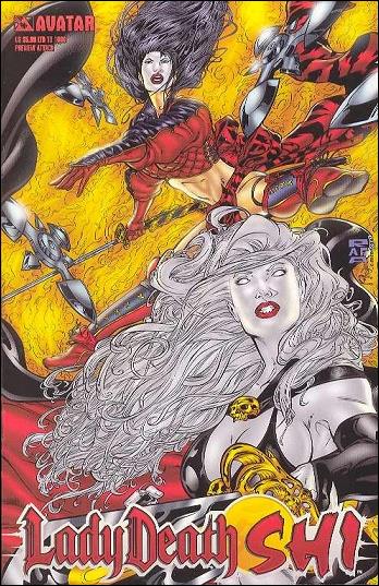 Lady Death/Shi: Preview issue 1-K Attack Cover, 1/1000