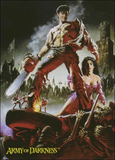 Army of Darkness (Base Set) card 57 AOD Movie Poster Image Painted by John Bolton
