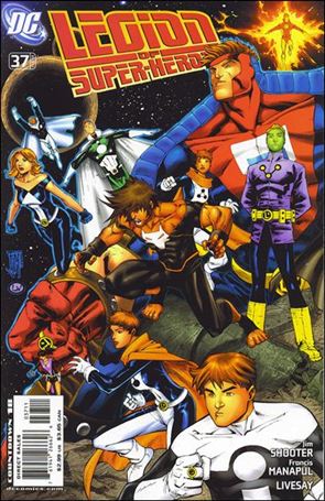 Legion of Super-Heroes (2005) issue 37 Francis Manapul Left Side Cover
