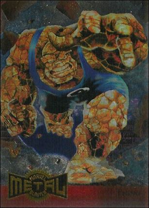 Marvel Metal (Metal Blasters Subset) card 14 Thing